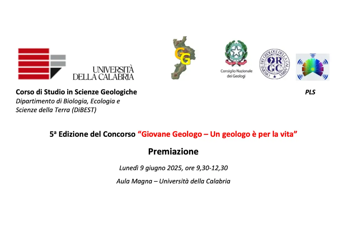 Concorso giovane geologo 2025